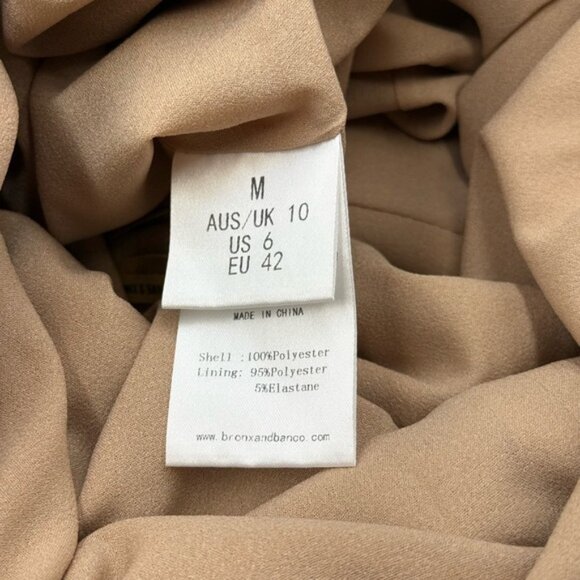 🆕 BRONX & BANCO 🧿 NWOT Allegra Gold Sequin & Beaded Maxi Dress, Sz M US 6 - Picture 16 of 16